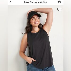 Old Navy Luxe Sleeveless XL Grey
